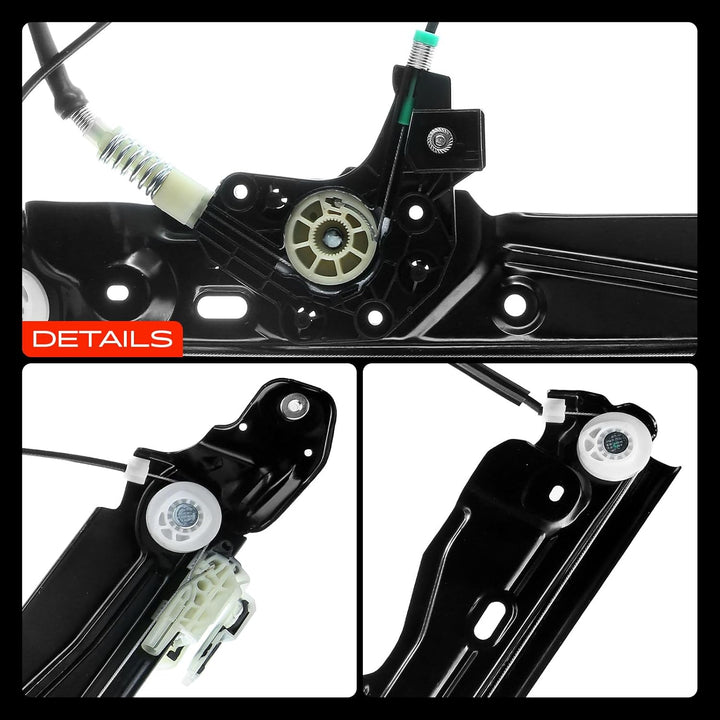 Frankberg Fensterheber Vorne Links Kompatibel mit 5er F10 F11 Limousine Kombi 2009-2016 51337182131