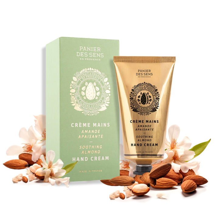 Panier des Sens Mandel Handcreme für sehr trockene Hände 75ml - Hand Cream mit Shea Butter und Mande