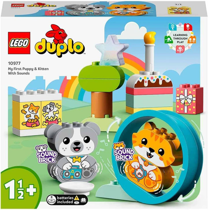 Lego® Duplo 10977 Mein erstes Hündchen & Kätzchen mit Ton