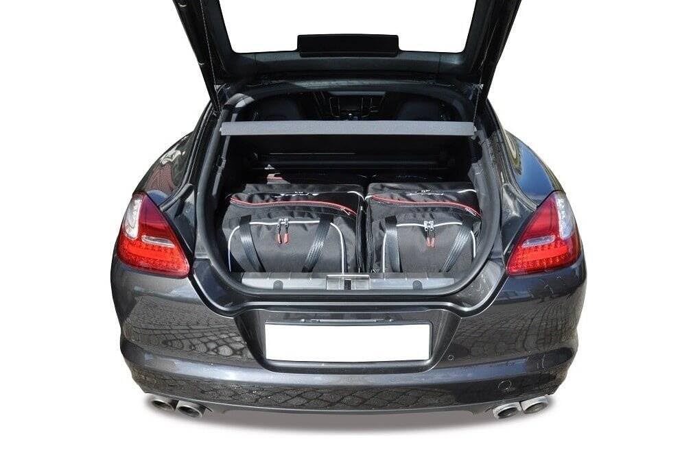 KJUST Kofferraumtaschen 4 STK kompatibel mit Porsche Panamera I (970) 2010-2016