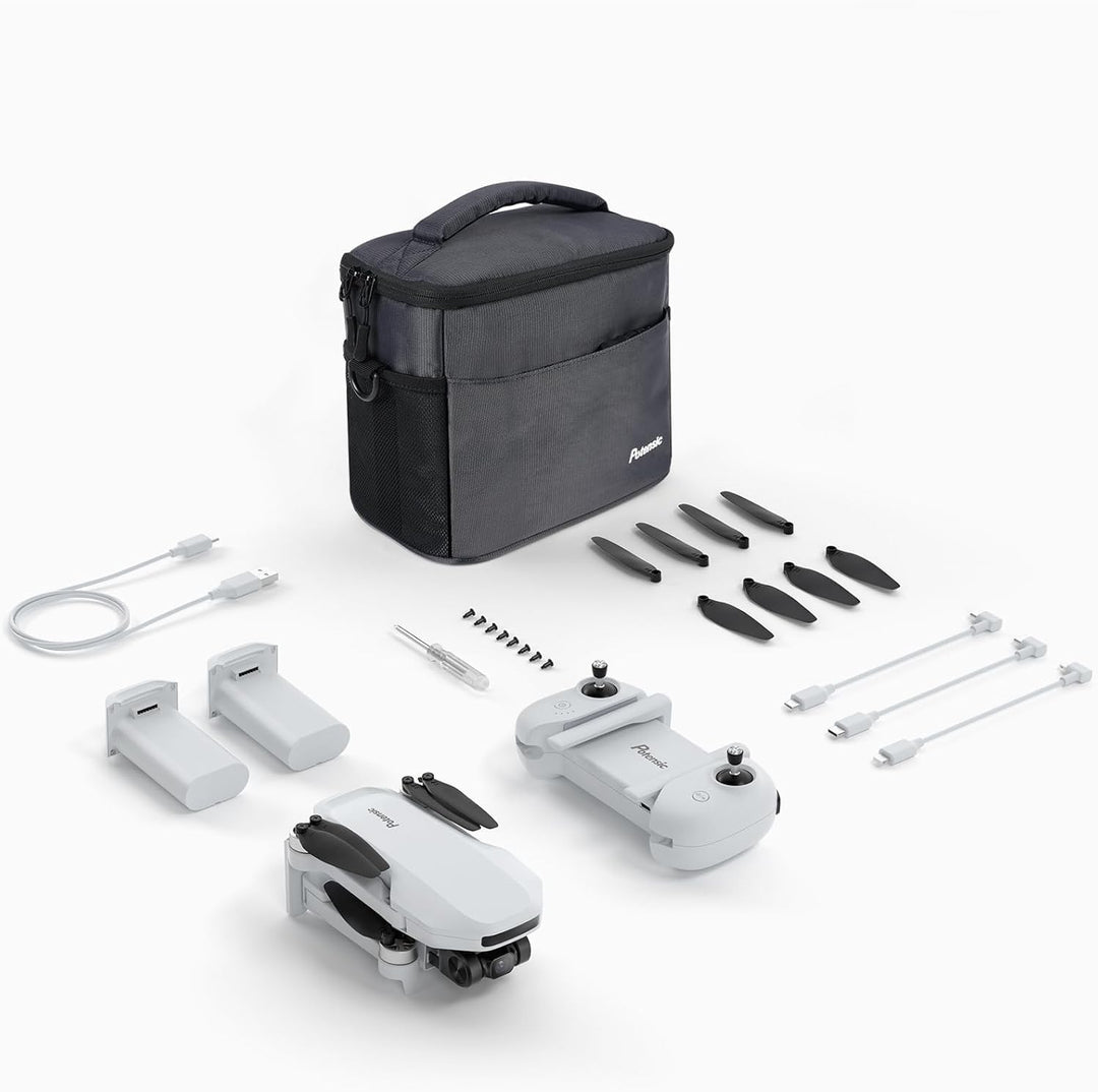 Potensic ATOM SE GPS Drohne mit 4K EIS Kamera, 2 Akkus 62 Min. Flugzeit, unter 249g, C0, 4KM FPV Übe