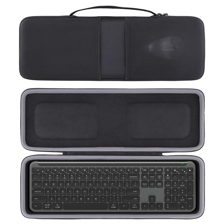 co2CREA Case Harte Reiseschutzhülle Etui Tasche kompatibel mit Logitech Signature Slim K950 kabellos
