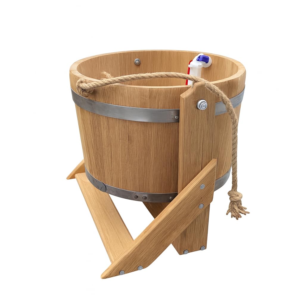 Sauna Schwalldusche Eiche 10,15 L (18 Liter), 18 Liter