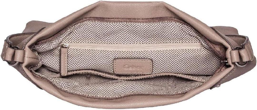 Gabor Damen Tabea Schultertasche, Light Grey