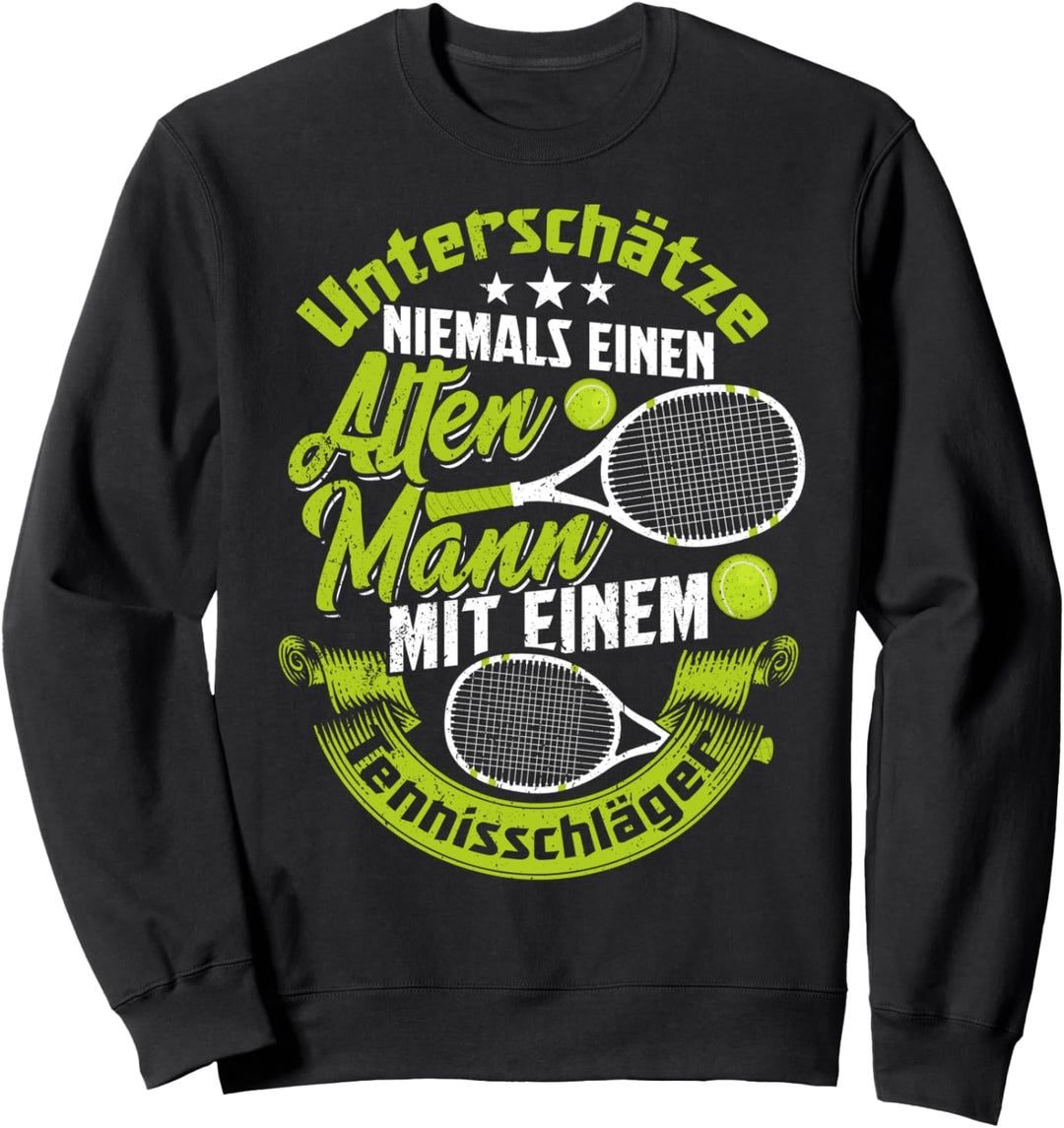 Tennis Tshirt Tennisclub Tennisspieler Tennisschläger Sweatshirt