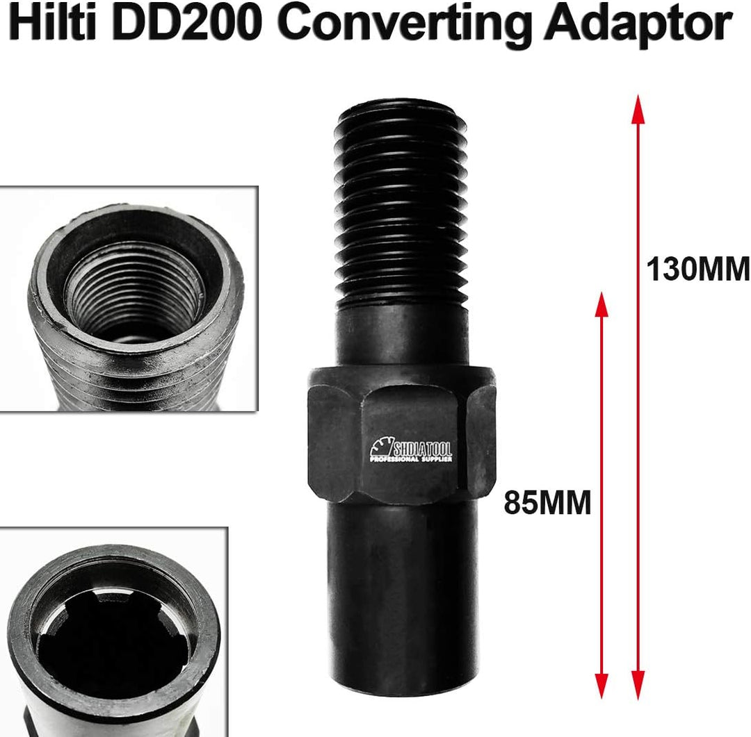 SHDIATOOL Diamant-Kernbohrkronen-Adapter für HILTI DD200 Zubehör-Kernbohrer-Adapter 1 DD200, 1 DD200