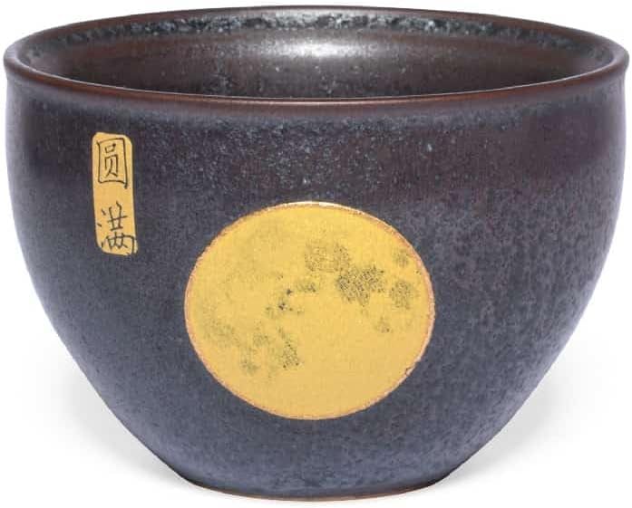 MAOCI - 3er Set Japan Design Teeschalen Porzellan 130ml - 3 verschiedene Motive