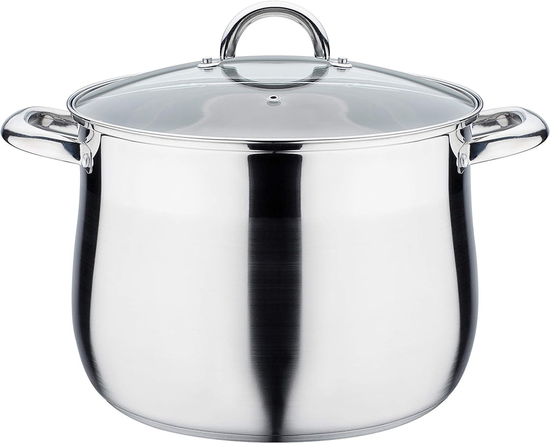 GSW 989862 Jumbotopf 26cm, Rostfreier Stahl, 11 liters