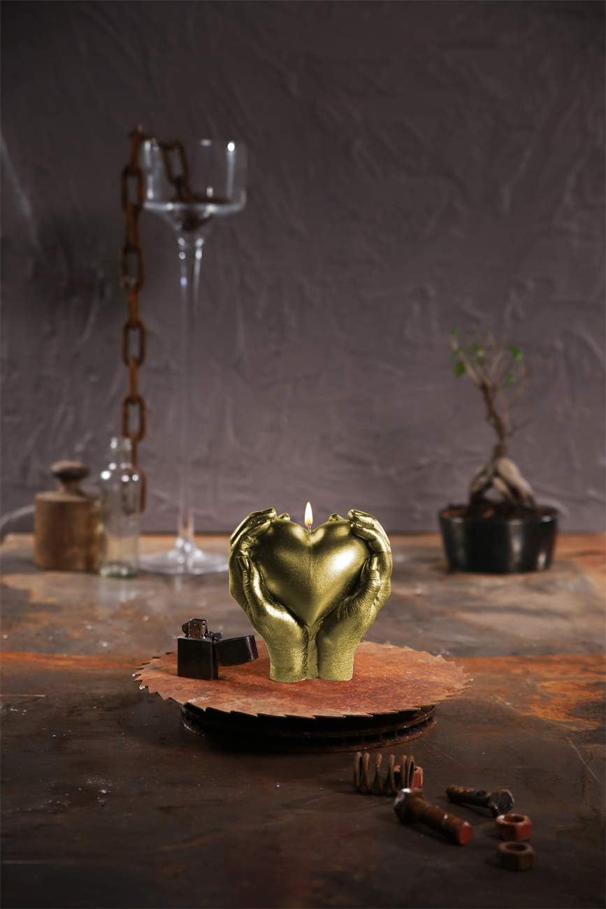 Candellana Hand LOVE Edition Kerze - Kerze für Valentinstag -Valentinstag Kerzen - Geschenkidee - Ke