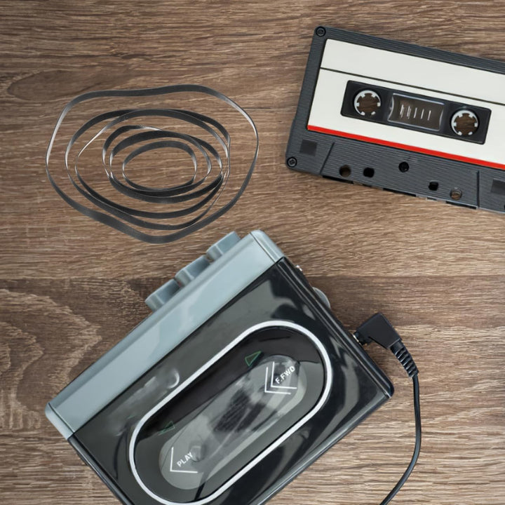 DOITOOL 50 Stück Gürtel für Tonbandgeräte Antriebsriemen Reparaturset für Kassetten Bausatz Audio Ka