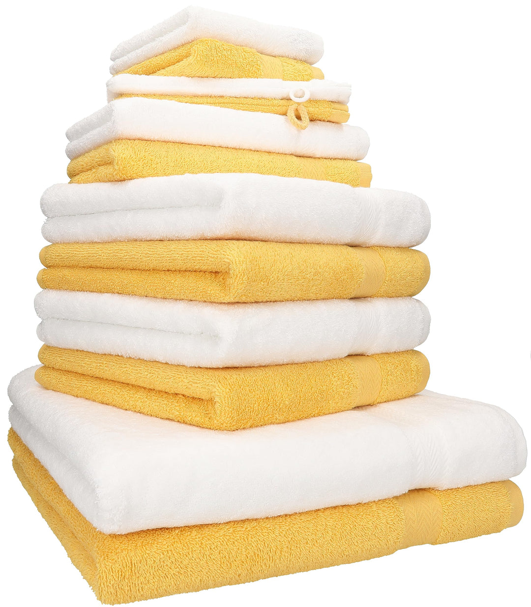 Betz 12-TLG. Handtuch Set Premium 100% Baumwolle 2 Duschtücher 4 Handtücher 2 Gästetücher 2 Seiftüch