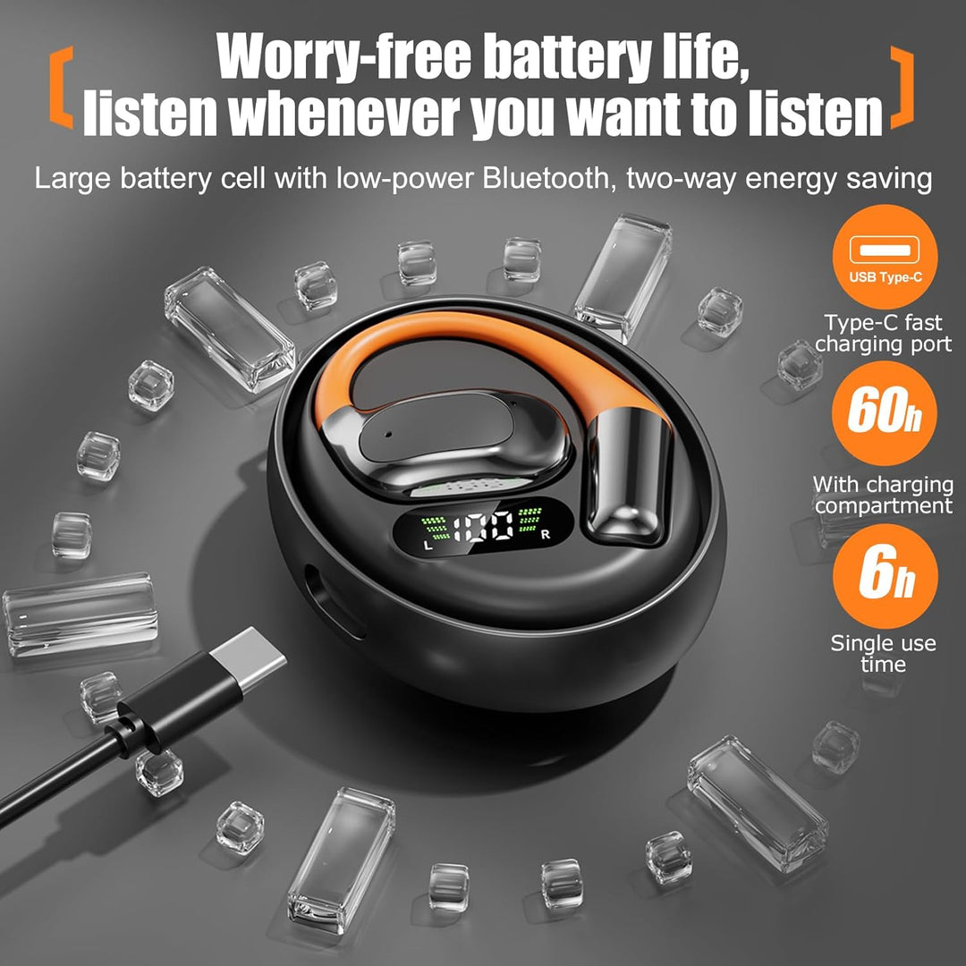 AI Kopfhörer Übersetzer, Translation Earbuds mit 144 Sprachen Übersetzung, Kabellos Bluetooth 5.4 Sp