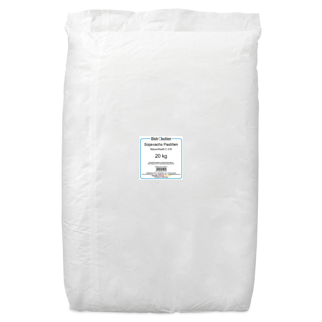 Sojawachs für Kerzen 20kg Pastillen NatureWax® C-310 Kerzen giessen Naturwachs