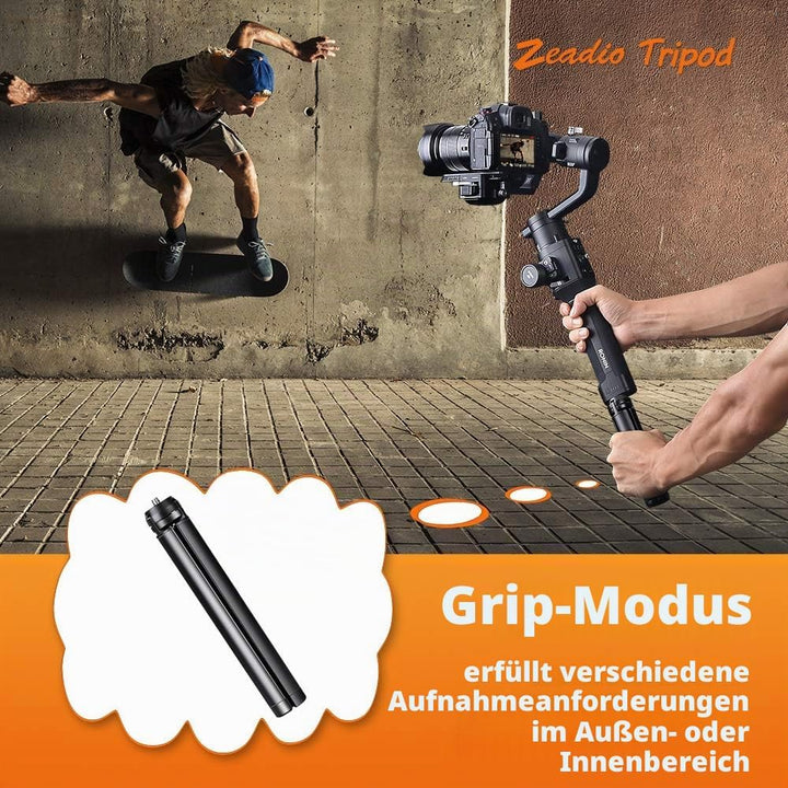 Zeadio Metall Mini-Stativ, Desktop Tabletop Stativ für Glatte 4, Crane Plus, Crane 2, Osmo Mobile, R