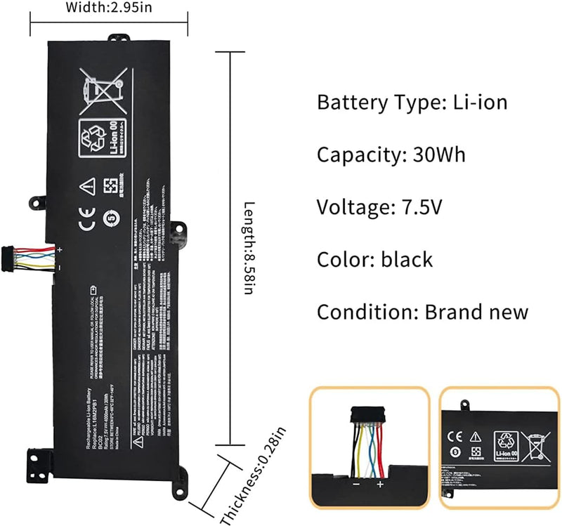 AKKEE L16M2PB1 L16C2PB1 L16C2PB2 L16L2PB1 Laptop Akku für Lenovo IdeaPad 320-14AST 320-14IAP 320-14I