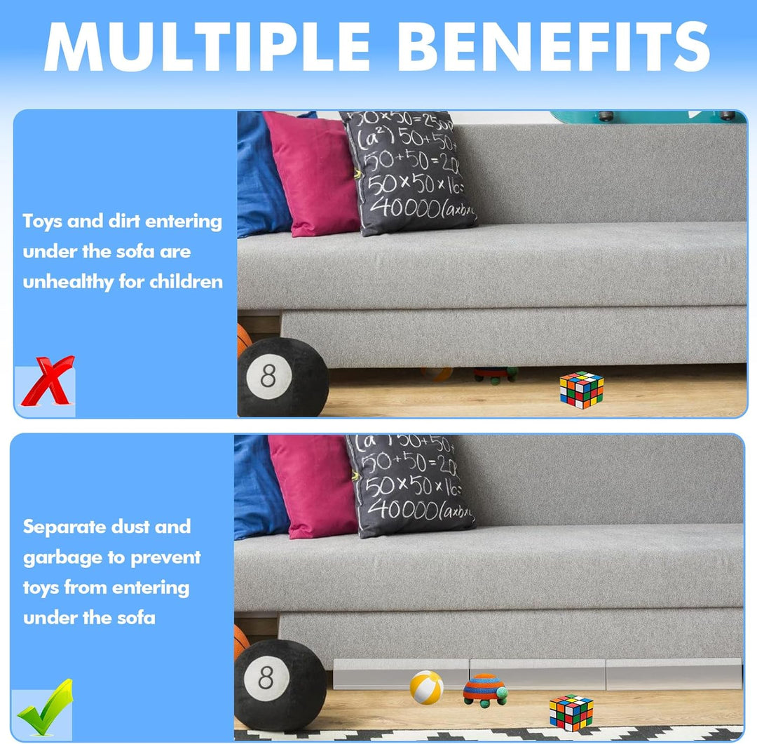 10Pcs Spielzeugblocker für Möbel mit Klebeband: 39 x 4 x 8 cm Spielzeugblocker Couch, Spielzeug Bloc