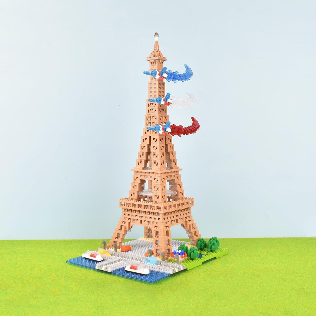 nanoblock - Weltberühmt - Eiffelturm Deluxe Edition, Advanced Hobby Series Bauset Mehrfarbig, Mehrfa