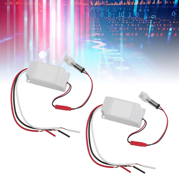 Photoelektrische Lichtsteuerung 2 PCs Photozell Lichtempfindlichkeitsschalter Sensor Automatisch auf
