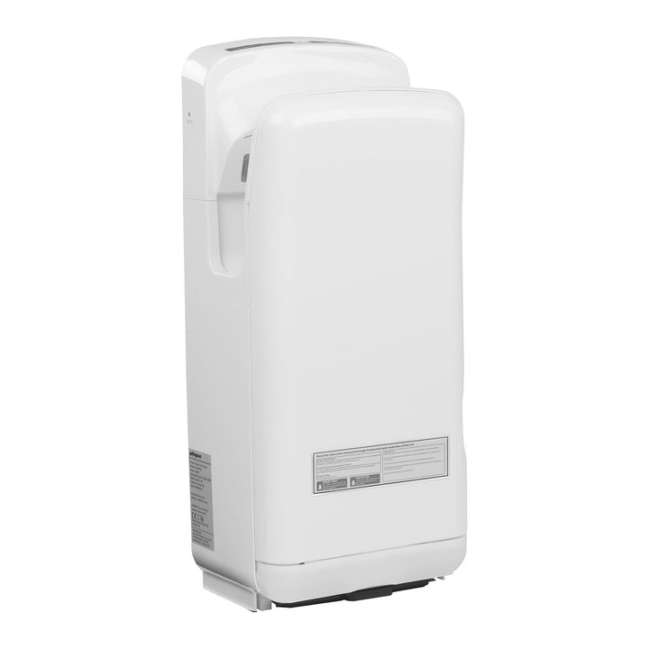 Physa ORIA White Händetrockner (elektrisch, 5-7s, LED-Timer, 1.650W, 230V, Luftgeschwindigkeit: 86 m
