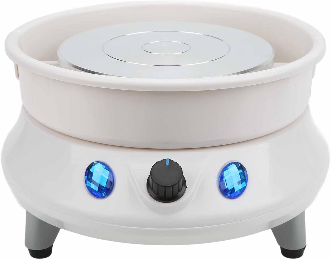 Zerodis Mini-Töpferscheibe, Humanisiertes Design, 200 U/min, Kompakte Struktur für Töpfer-Baumarkt (