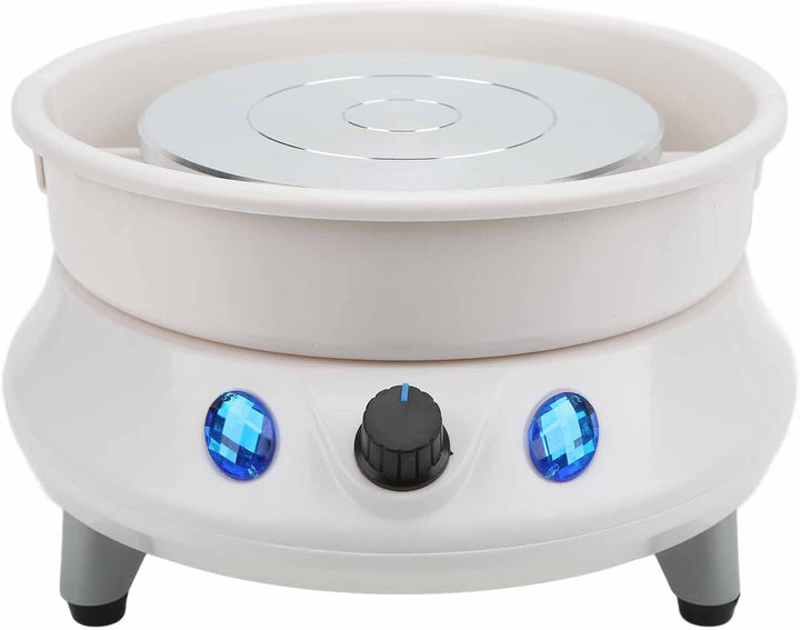 Zerodis Mini-Töpferscheibe, Humanisiertes Design, 200 U/min, Kompakte Struktur für Töpfer-Baumarkt (
