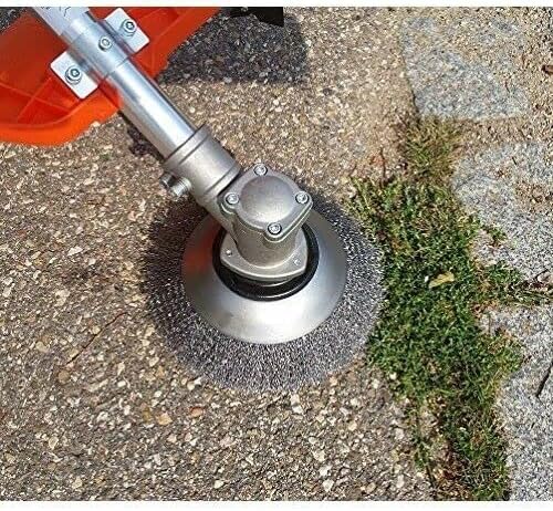 Unkrautbürsten passend für Stihl FS 350 Motorsense Freischneider mit Aufnahme 200 x 20 mm (1, Soft w