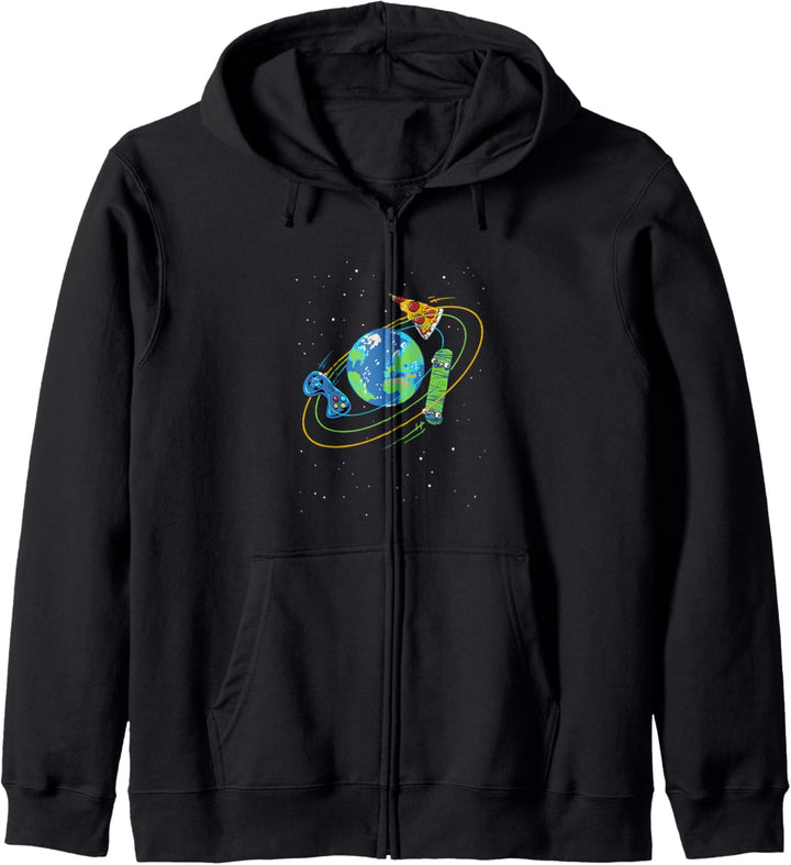 Welt-Spins Kapuzenjacke