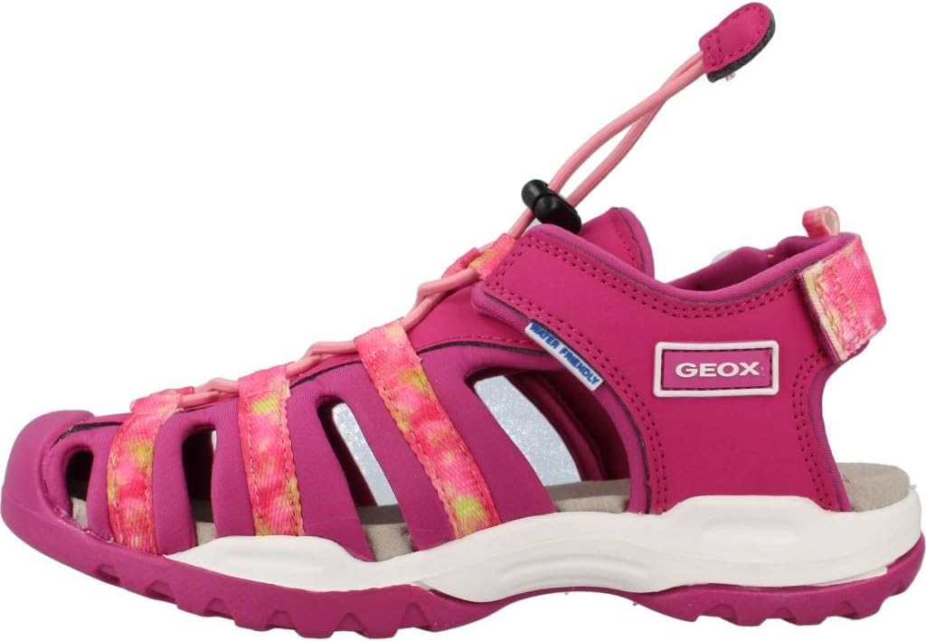 Geox Mädchen J Borealis Girl Sandal, 27 EU Cyclamen