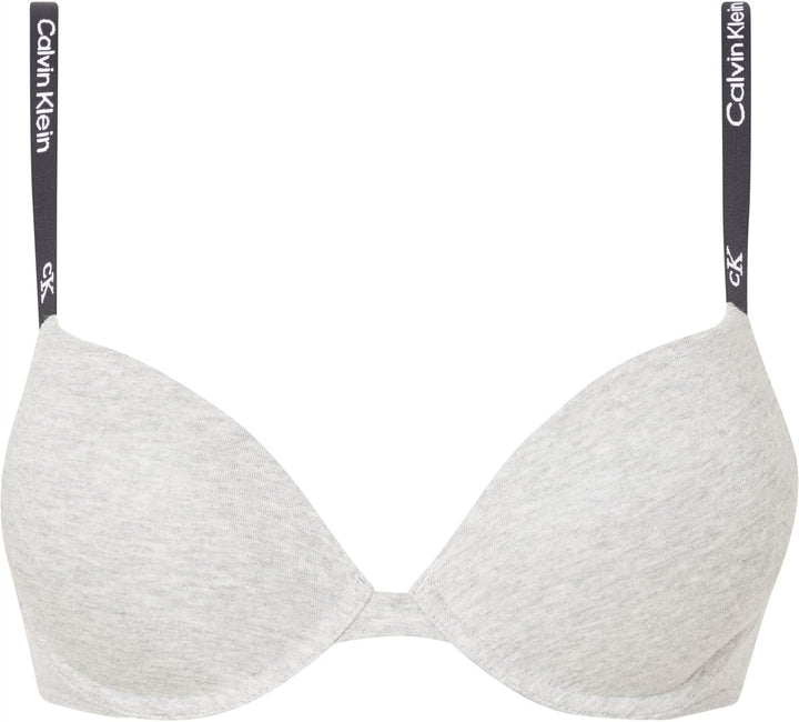 Calvin Klein Damen Demi-Cups BH Lightly Lined Leicht gefüttert 70C Grau (Grey Heather), 70C Grau (Gr