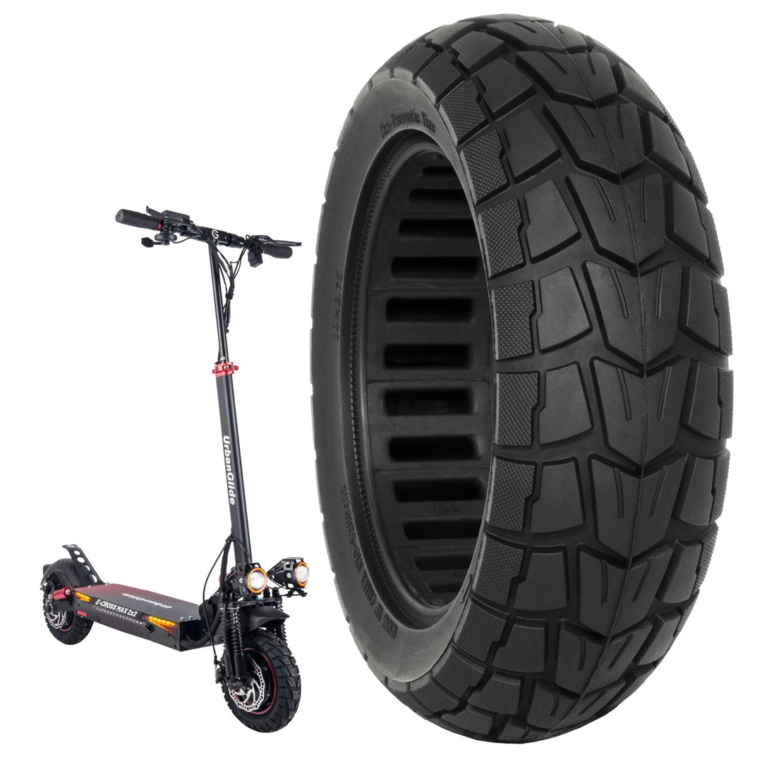 10 x 2,75 Zoll pannensicherer Vollreifen für UrbanGlide Cross PRO All Road 5 &amp; MAX, Cross PRO Kukiri