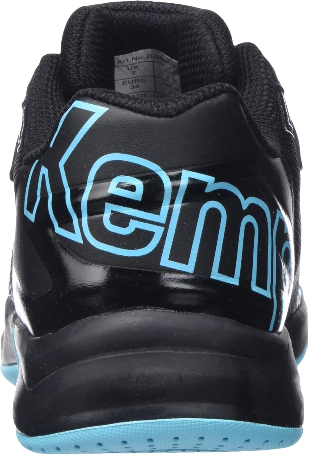 Kempa Unisex Kinder Attack 2.0 JuniorSneaker 28 EU Schwarz Aqua, 28 EU Schwarz Aqua