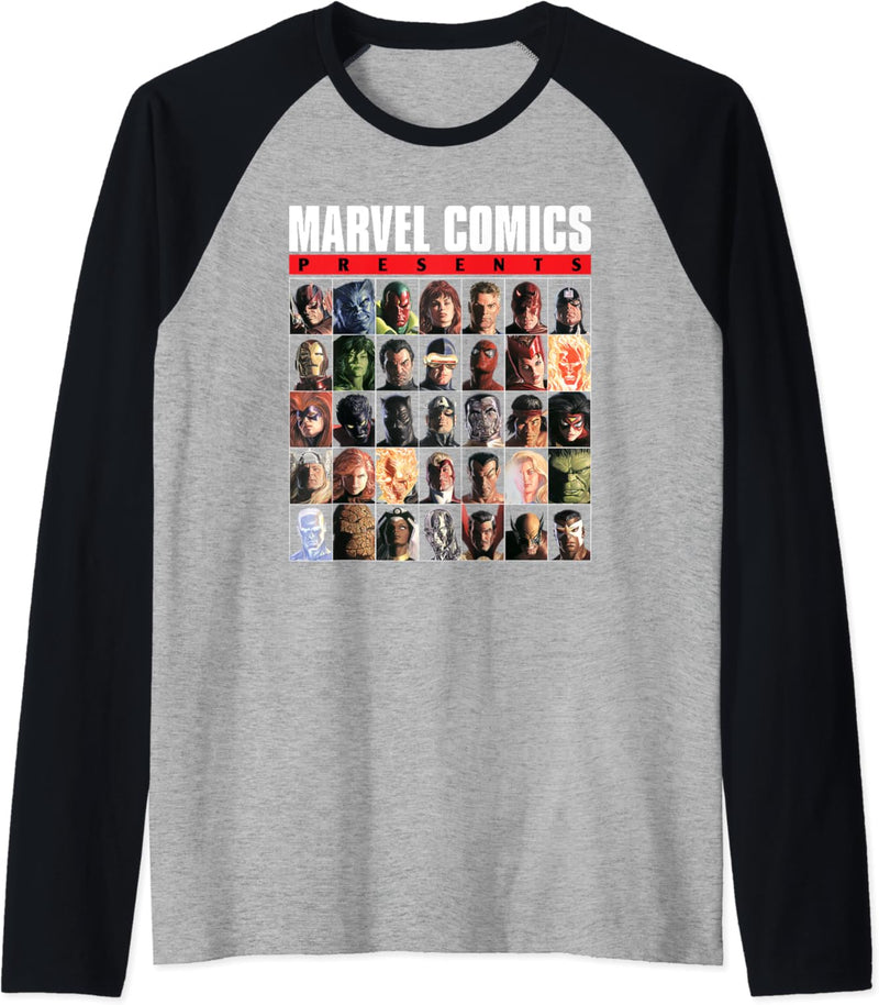 Marvel Comics Presents The Timeless Collection Super Heroes Raglan