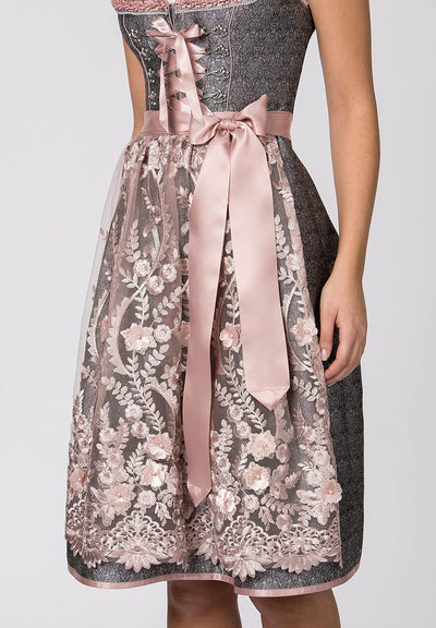 Stockerpoint Damen Dirndl Marietta Kleid für besondere Anlässe 42 Altrosa, 42 Altrosa