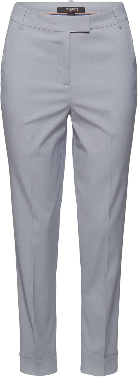 ESPRIT Damen Hose 34 440/Light Blue, 34 440/Light Blue