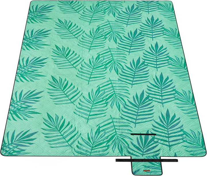 SONGMICS Picknickdecke, 300 x 200 cm grosse Stranddecke, Campingdecke, wasserdichte Unterseite, masc