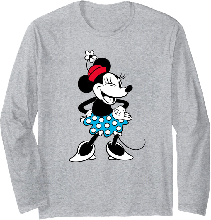 Disney Minnie Mouse Sassy Wink Langarmshirt