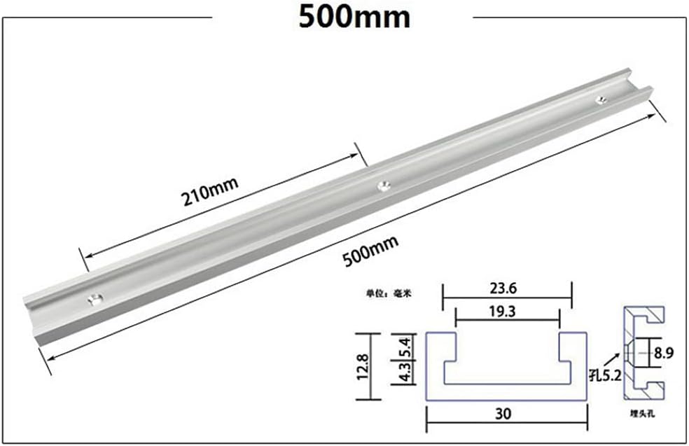 Gehrungsstange, Aluminiumlegierung Gehrungsstangenschieber, T-Schienen Schlitz Gehrungsschiene und G