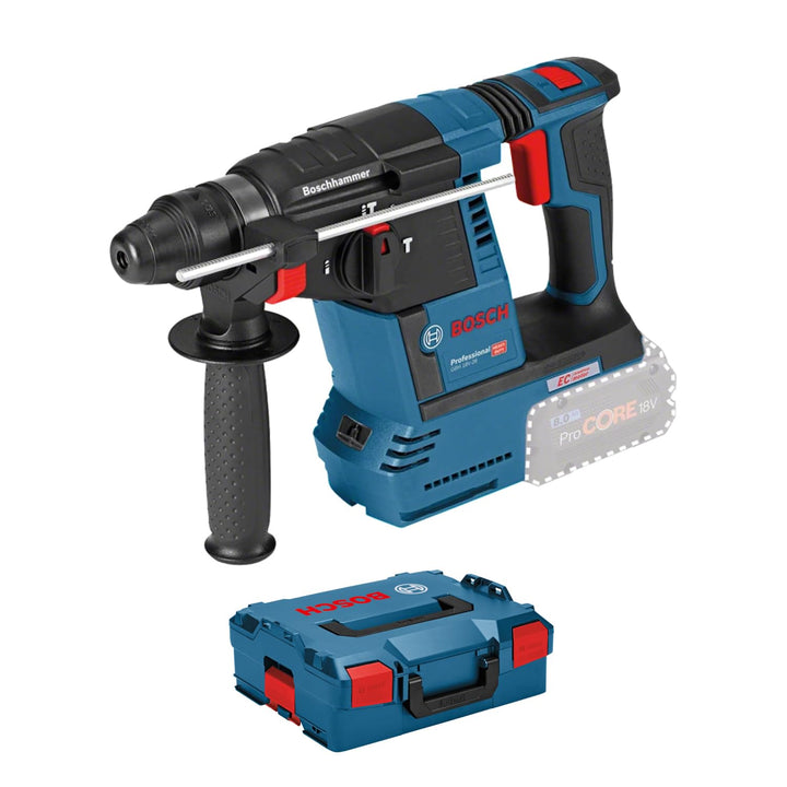 Bosch Professional 18V System Akku Bohrhammer GBH 18V-26 (SDS Plus, Schlagenergie: 2,6 Joule, Bohr-Ø