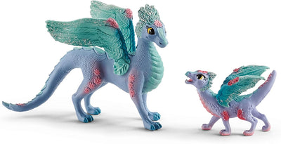 SCHLEICH BAYALA 70762 Nachtdrache - Drache Fantasievolle Mythische Drachenfigur & BAYALA 70592 Flieg