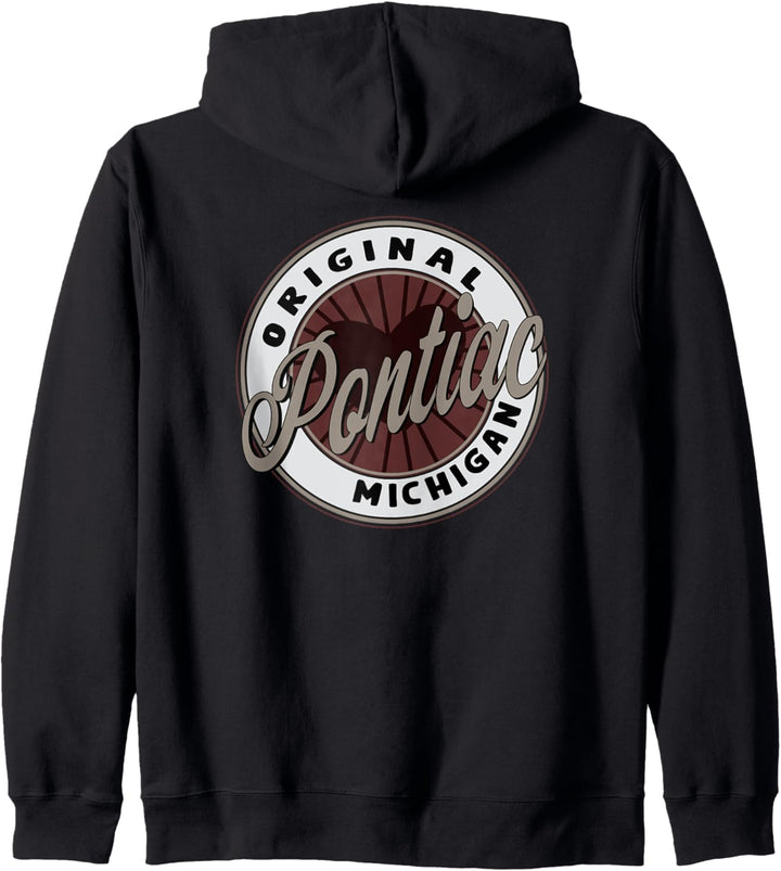 Pontiac Reise-Souvenir zu Michigan Kapuzenjacke