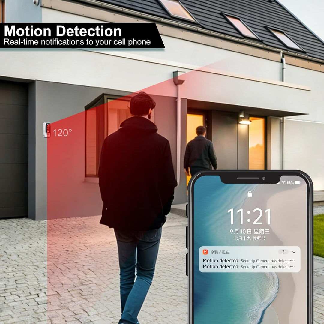 Home WiFi IP Video Türklingel Gegensprechanlage 7 Zoll IPS Touchscreen 1080P HD 2-Megapixel Kamera T