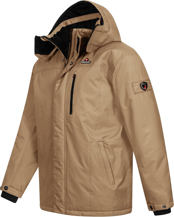 Höhenhorn Starsgard Herren Winter Jacke Wasserdicht Atmungsaktive Funktionsjacke S Beige, S Beige