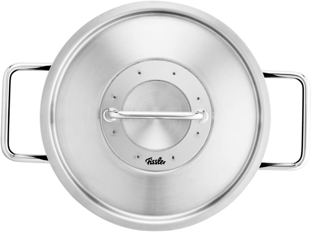 Fissler Adamant / Aluminium-Kochtopf (Ø 20 cm, 2,7L) Töpfe-beschichtet mit Metall-Deckel, antihaften