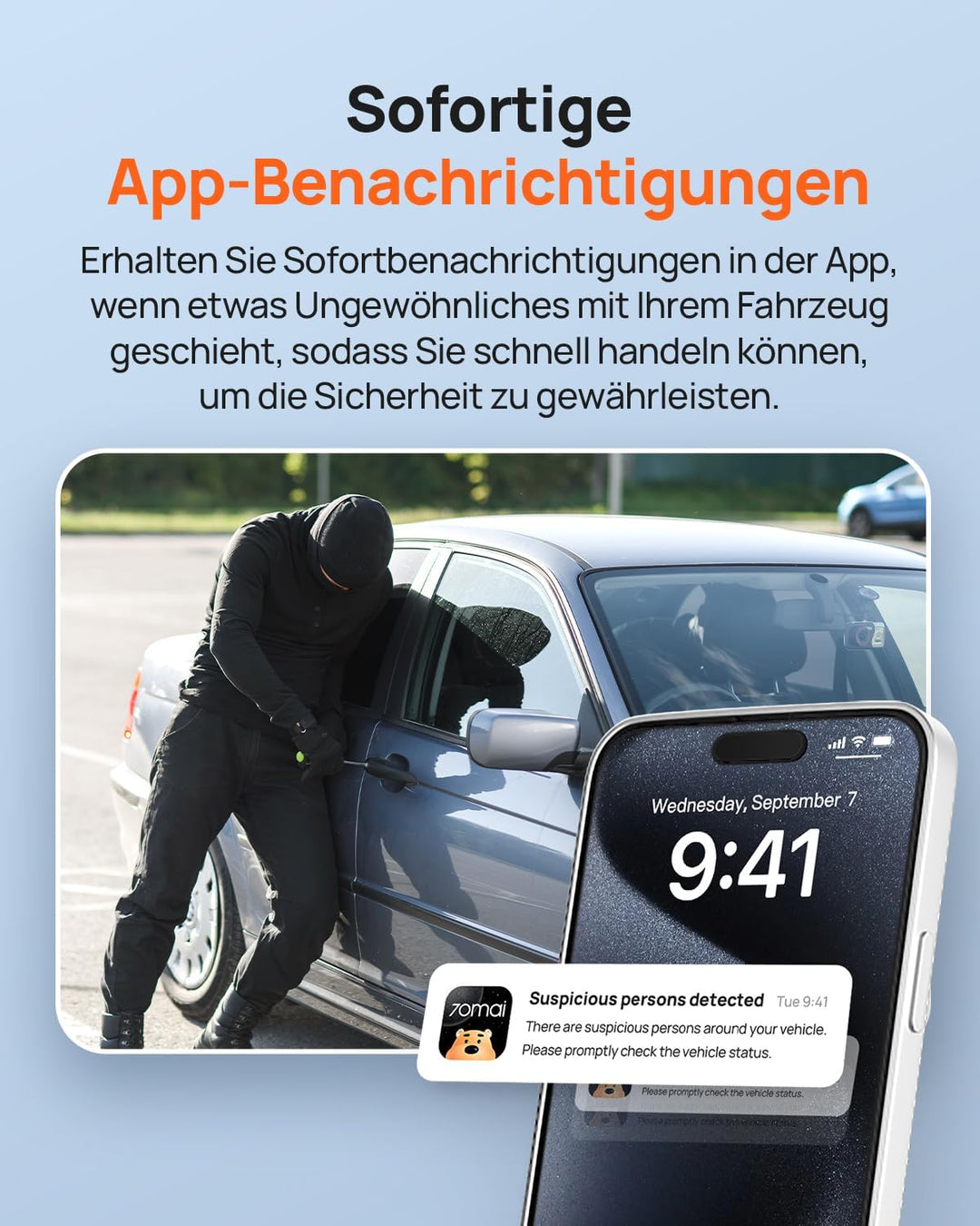 70mai 4G Hardwire Kit für Dash Cam Omni, 24H Smart Parking Überwachung, Echtzeit-Überwachung, Sofort