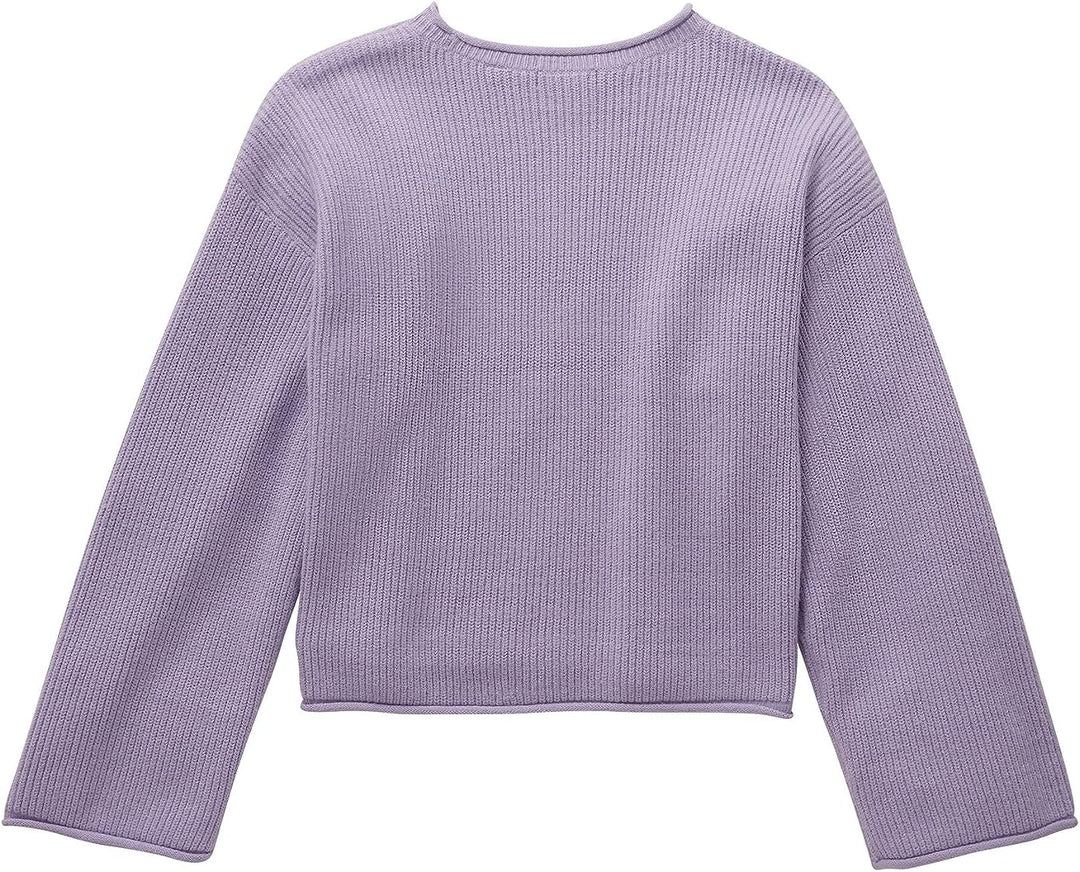 TOM TAILOR Mädchen Basic Pullover 152 29478 - Light Orchid Purple, 152 29478 - Light Orchid Purple