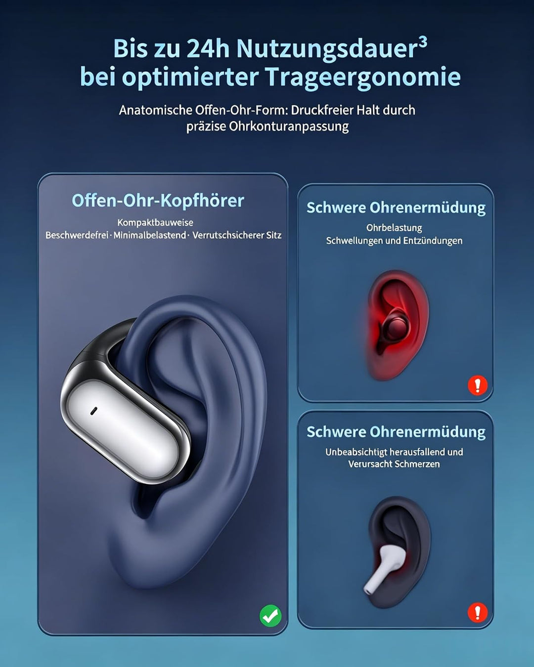 KI Übersetzer Kopfhörer Bluetooth 6.1 4-in-1 Echtzeit 198 Sprachen Übersetzungskopfhörer 50 Std Über