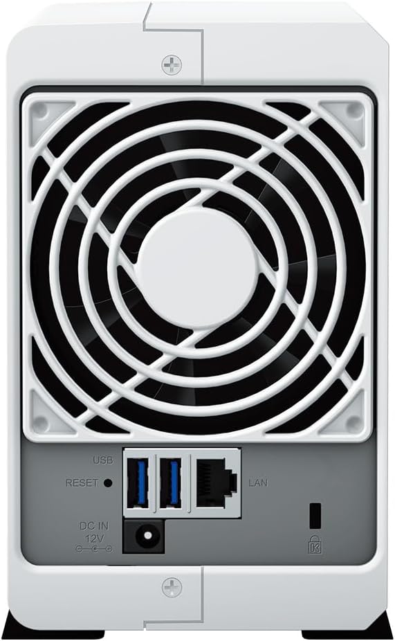 DS223j 2-Bay Diskstation NAS (Realtek RTD1619B 4-Core 1.7 GHz 1GB DDR4 Ram 1xRJ-45 1GbE LAN-Port) Bu