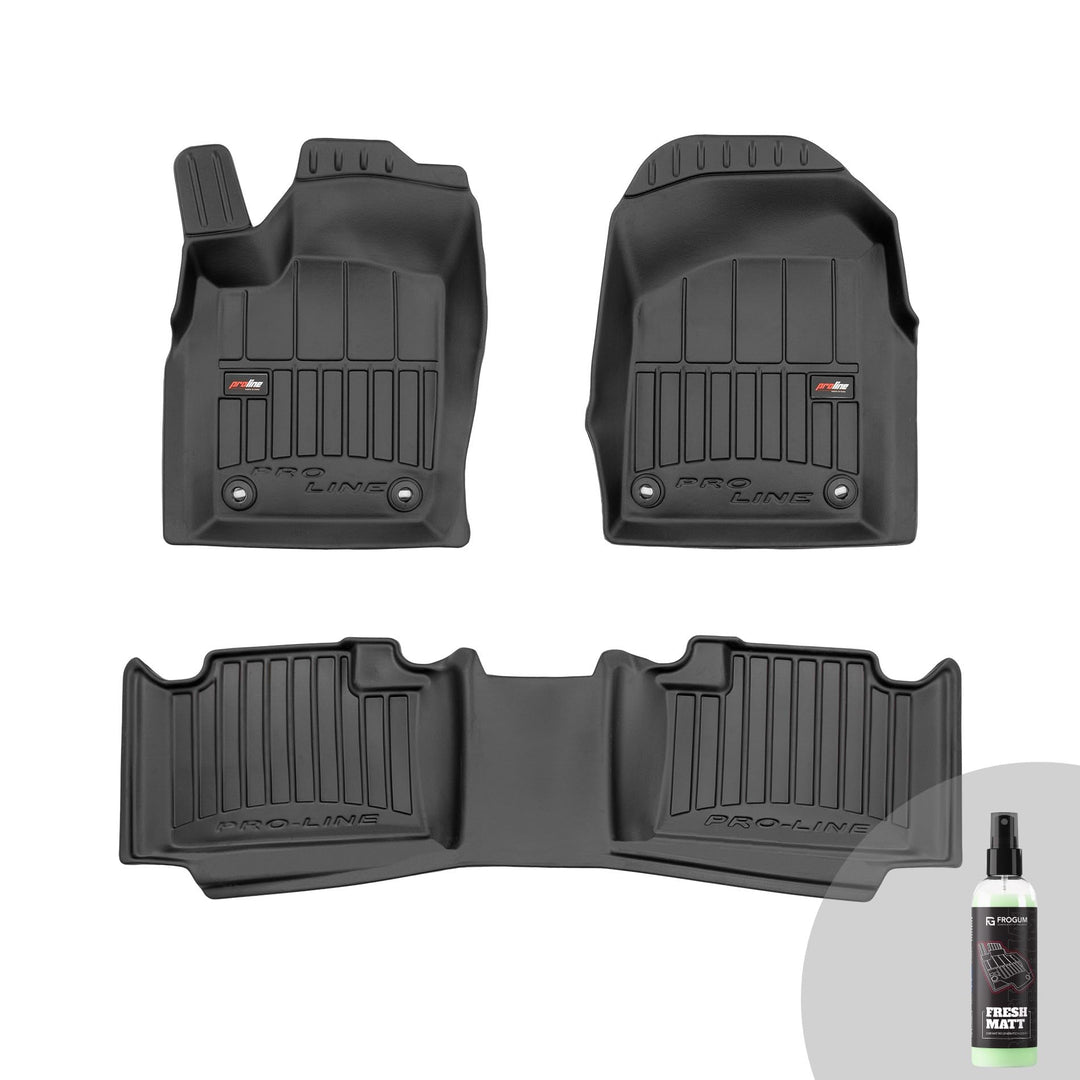 FROGUM ProLine 3D Gummimatten Exklusiven Auto Fussmatten Autofussmatten für Dodge Durango III ab 201