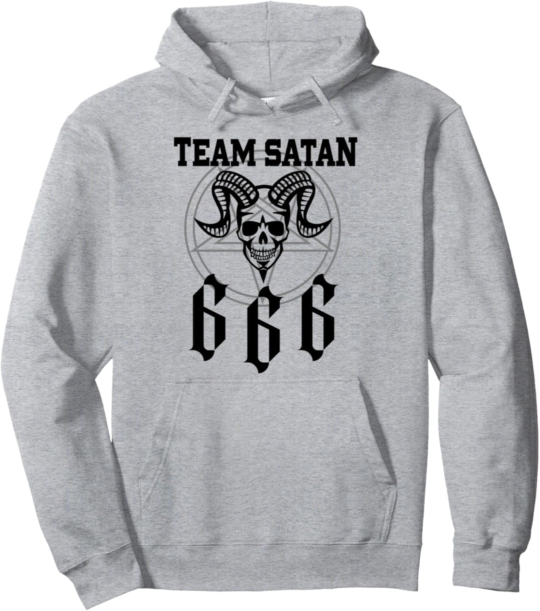 Satanist Team Satan 666 Pullover Hoodie