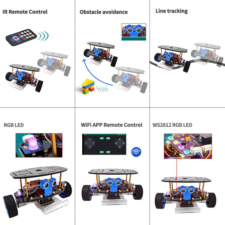 Adeept Self-Balancing Robot Car Kit(Compatible with Arduino DIE), STEM Projects Kit, Robotics & Engi